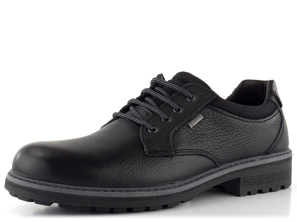 Ara-Shoes.sk - Ara pánske kožené poltopánky s Gore-Tex Black Frederik  11-24716-01 - Ara - Šnurovacie topánky - Pánske topánky - oficiální obchod  obuvi Ara