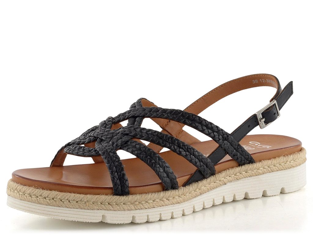 Ara-Shoes.cz - Ara sandály ze splétaných pásků Jamaika černé 12-38103-01 -  Ara - Sandály - Dámské boty - oficiální obchod obuvi Ara