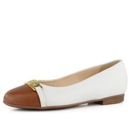 Ara dámské kožené baleríny Sardinia Cognac/Weiss 12-31342-05