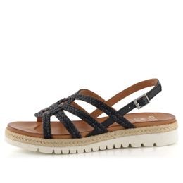 Ara sandály ze splétaných pásků Jamaika černé 12-38103-01