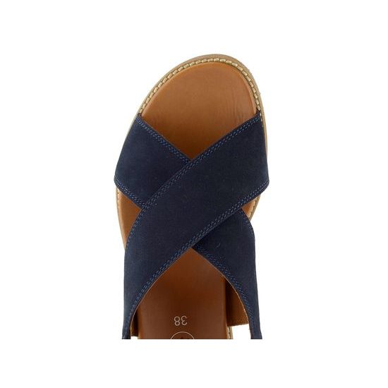 Ara sandále s kríženými pásikmi tmavo modré Kos 12-16134-02