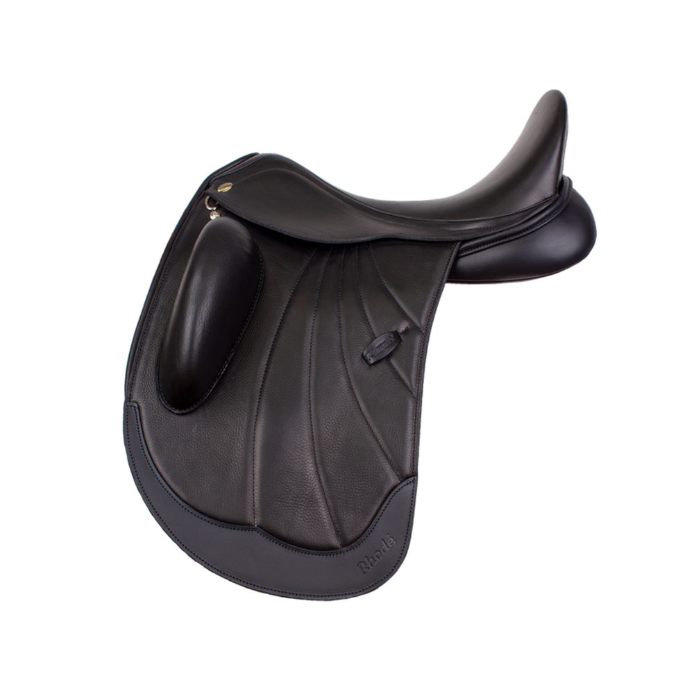Sedlo drezurní KenTaur Rhodé GRP Slim - 17,0/3 DK vlna černá SUPER COMFORT MK