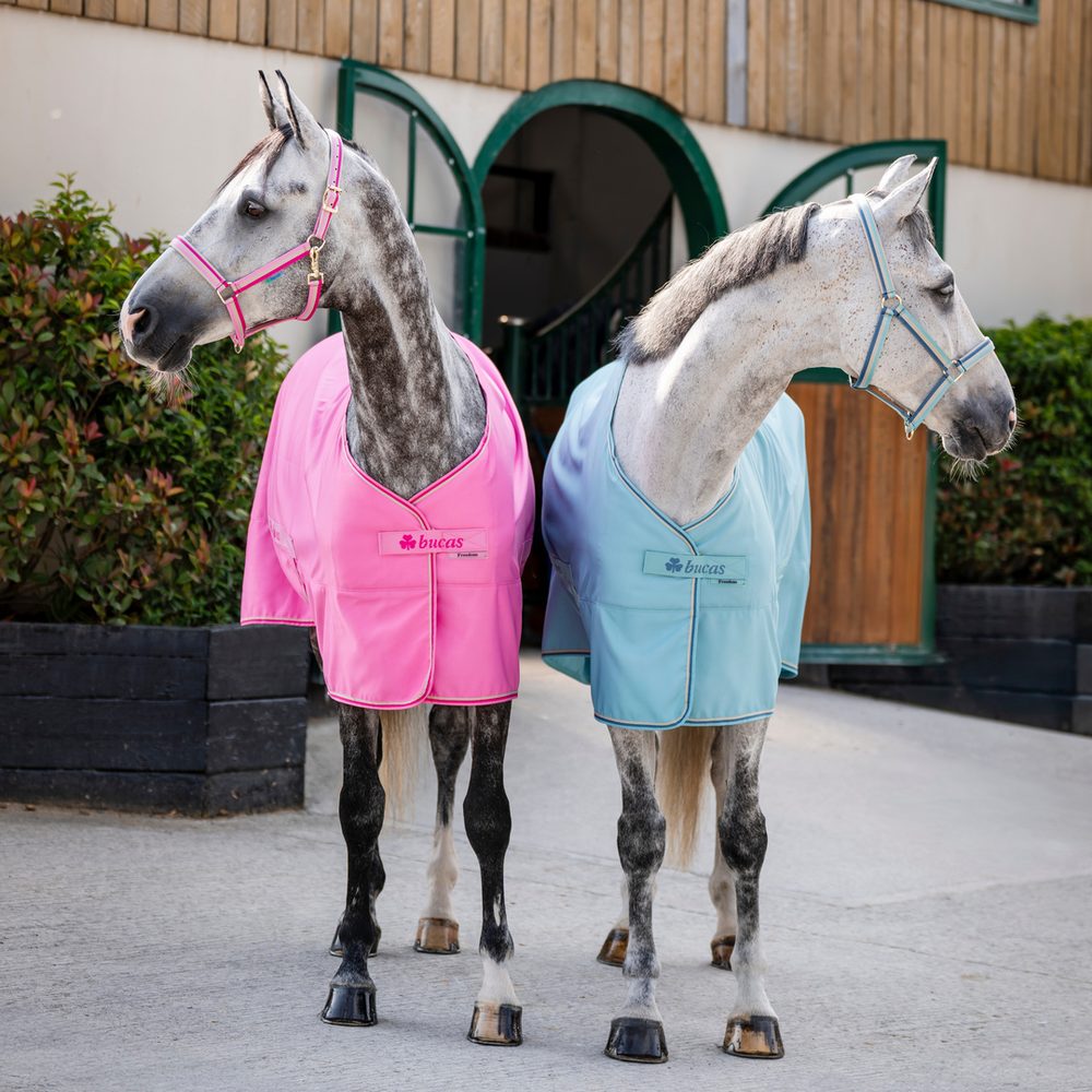 Deka lehká Bucas Freedom Twill sheet stájová Kolekce 2026 - 165 cm  aurora pink