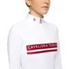 Závodní tričko Cavalleria Toscana Flocked Stripe s dl. rukávem dětské KOLEKCE
