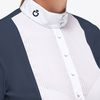 Závodní tričko Cavalleria Toscana Jersey Button s dlouhým rukávem dámské Kolekce 2023