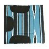 *W* Podsedlová deka Navajo Shetty 50x52cm turquoise/noir/blanc