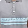 Tričko Cavalleria Toscana Flocked Stripe logo dětské KOLEKCE 2022/23