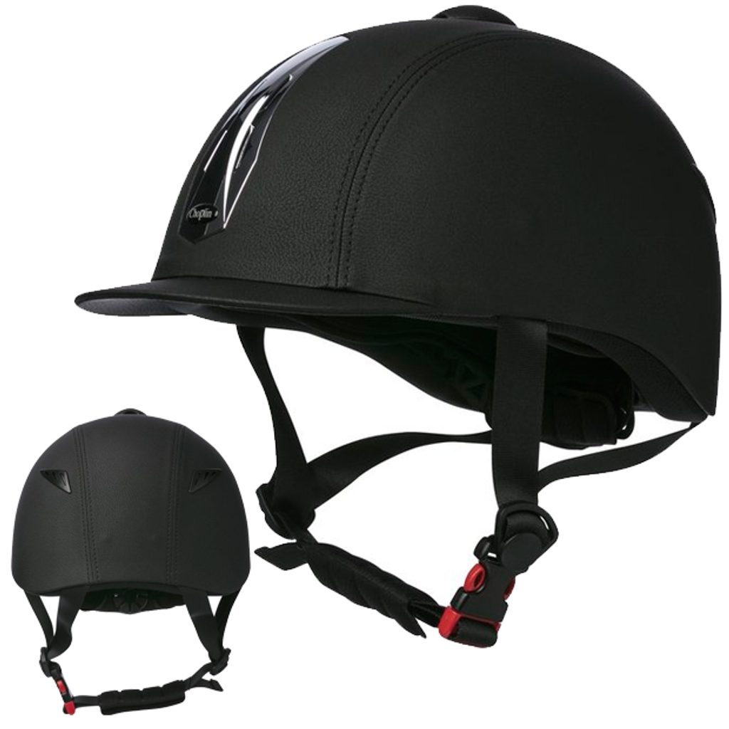 Jezdecká ochranná helma Choplin Premium Chrome VG1 - Equiservis.cz