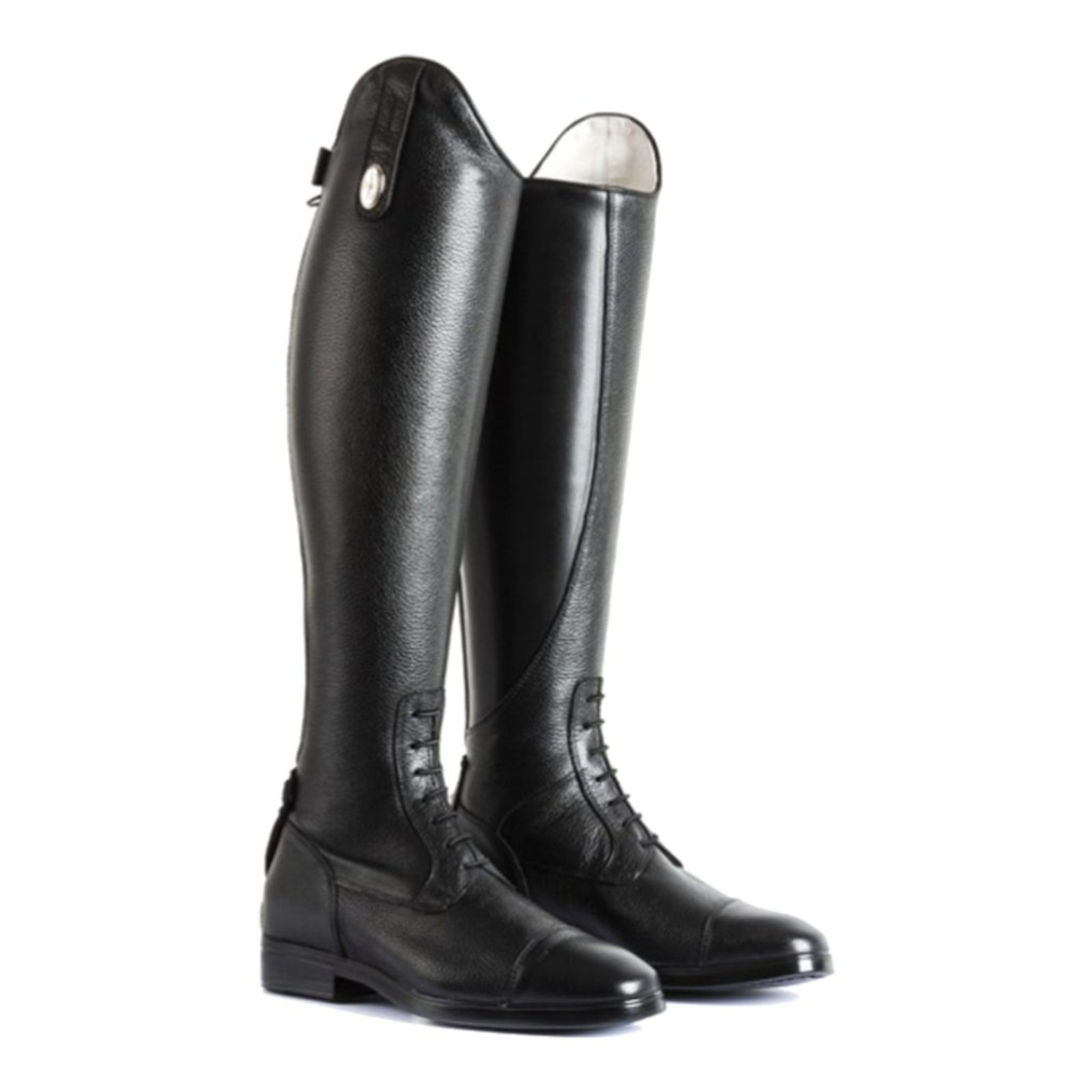 Bottes De Niro Tricolore Italo 02 cuir lisse noir Bottes De Niro Tricolore Italo 02 cuir lisse noir