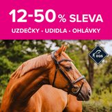 SLEVA 12 - 50 % na uzdečky, udidla a ohlávky