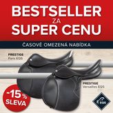 Sleva - 15 % na sedla Prestige PARIS EQS a Versailles EQS