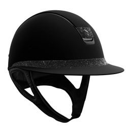 Jezdecká helma Samshield Miss Shield Shadowmatt Crystal Fabric black chrome 2.0