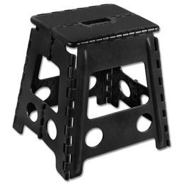 Skládací stolička W černá