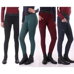 Jeggings QHP Eden Full Grip sed dámské