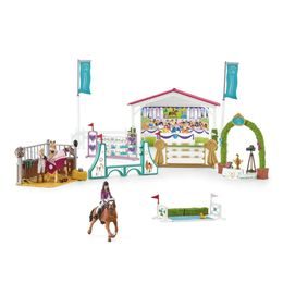 Schleich 42440 - Turnajové závodiště s koníky a ošetřovatelkami