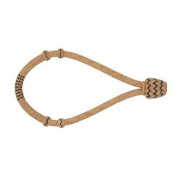 *W* Bosal Weaver Rawhide 5/8"' natural/černý DOPRODEJ