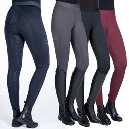 Jeggings HKM Bella termo se silikonovým sedem KOLEKCE