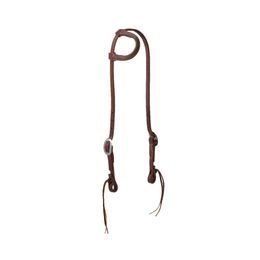 *W* Uzdečka westernová Weaver ProTec Oiled Pineapple SP/EAR Headstall 01