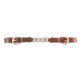 *W* Podbradní řemínek Martin Saddlery Curb Strap 3-1/2" Double Link - Latigo Straps