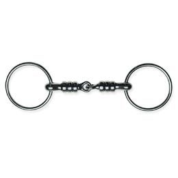 Udidlo SS ring snaffle roller 22mm