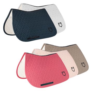 Equestro Chabraque de saut en tissu technique sans logo - Schwarz/Schwarz Equestro Chabraque de saut en tissu technique sans logo - Schwarz/Schwarz