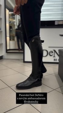 Fitting of @denirobootco at @equiservis today🙌🏻