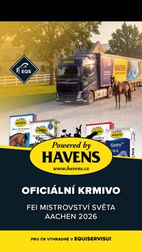 🤩HAVENS je oficiálním krmivem jezdeckého mistrovství světa v Cáchách - FEI World Championships Aachen 11.-23.8.2026 🤩