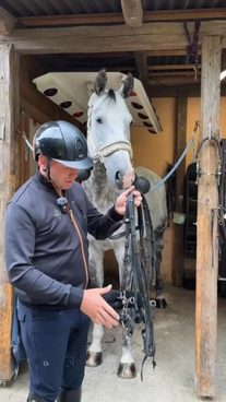 🐎Kombinované udidlo, neboli “tandem” - spojení hackamore a udidla, které můžete vidět nejčastěji v parkurových soutěžích.