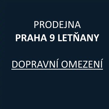 Prodejna Praha Letňany - dopravní omezení