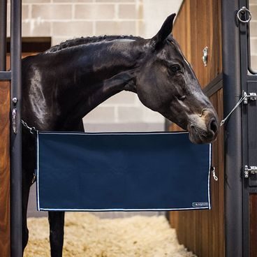 Závěr dveří závodního boxu Equiline modrý DOPRODEJ