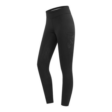 Jeggings QHP Eden Full Grip sed dámské - SLEVA - 2. jakost - lehce rozpárané