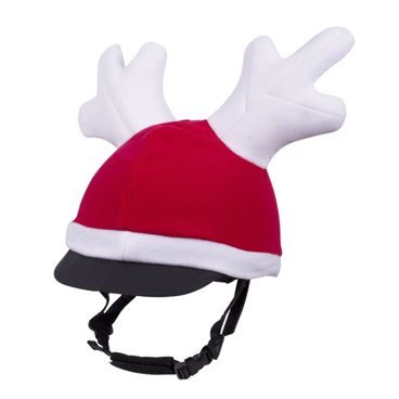 Potah na helmu QHP Reindeer Hat uni velikost červená KOLEKCE