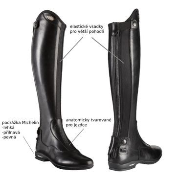 Jezdecké boty PARLANTI Passion Dallas Pro Buffalo DOPRODEJ