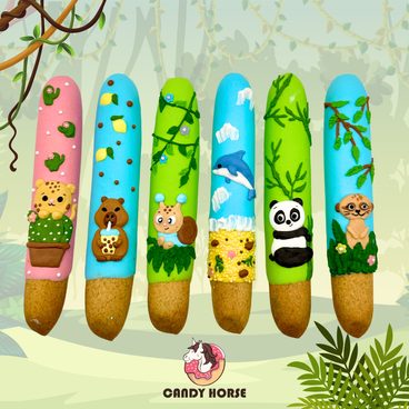 Pamlsky Candy Horse Tyčinky Jungle 6ks 375g