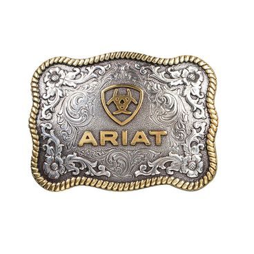 *W* Přezka na pásek Ariat® Rectangular Edged Silver Kolekce 2025/26