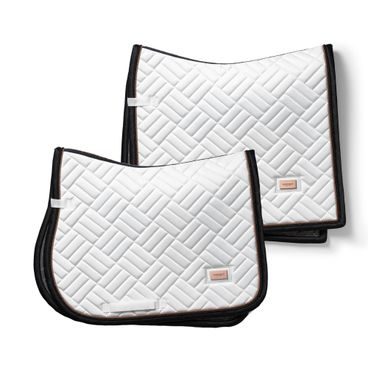 Podsedlová dečka Equestrian Stockholm Modern White Dark Ocean