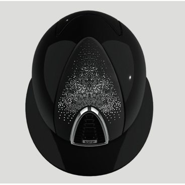 Jezdecká helma Samshield MissShield Shadowmatt 2.0 TP+FB Spring Flower/Chrome Black