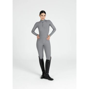 Jeggings Maximilian Equestrian Pro Riding Full Grip dámské titanium M/38 - SLEVA - špinavé