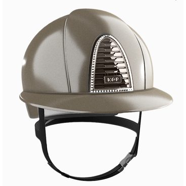 Jezdecká helma Kep Cromo 2.0 Metal 2 Polo Green Olive Crystal
