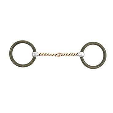 *W* Stihlo lomené Pool's Curved Copper Braided rings 5"/12,7cm
