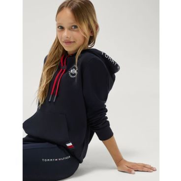 Mikina Tommy Hilfiger Equestrian Laguna Logo dětská Kolekce 2026