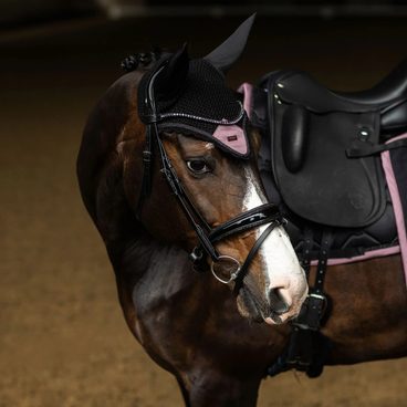 Čabraka na uši Equestrian Stockholm Modern Crystal Mauve Wine Kolekce 2026/27