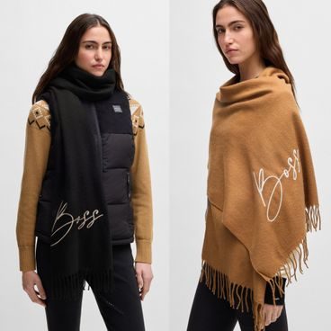 Šála Boss Equestrian Soft Logo Kolekce 2025/26