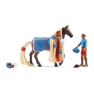Schleich 42586 - Horse club Startovací sada Leo a Rocky NEW