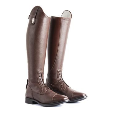 Jezdecké boty Tricolore by DeNiro Amabile-PRO Quick /02 MC 38 M šněrování hnědé - SLEVA - použité na focení