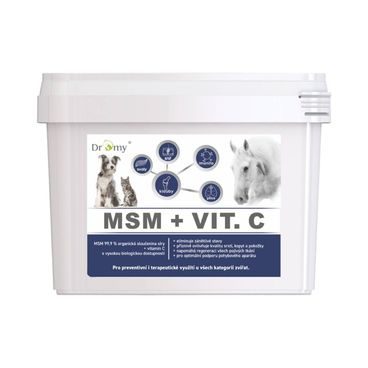 Dromy MSM + vitamín C 5 kg AKCE