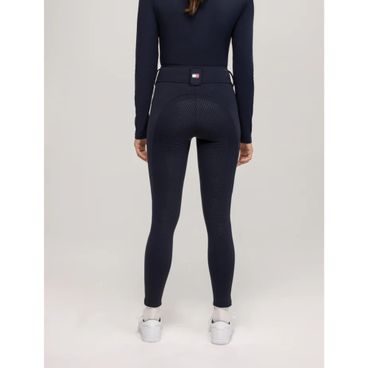 Jeggings QHP Eden Full Grip sed dámské - SLEVA - 2. jakost - lehce rozpárané