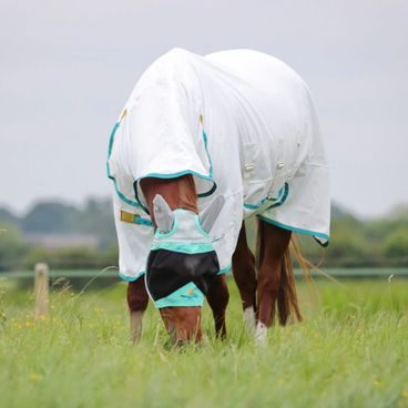 Maska na hlavu Shires Equestrian FlyGuard Pro Stretch