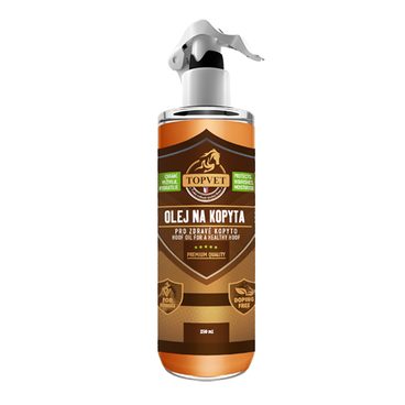 Topvet Olej na kopyta - pro zdravé kopyto 250ml DOPRODEJ