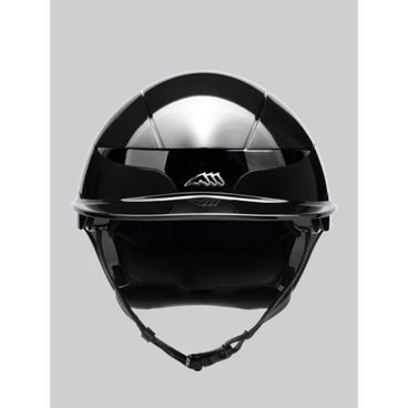 Jezdecká ochranná helma KEP Cromo 2.0 Polish Polo Metal Luminor S-M černá - SLEVA oděrky